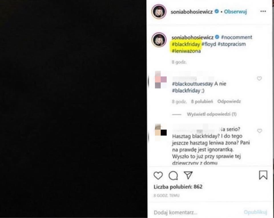 Kolejna wpadka Sonii Bohosiewicz