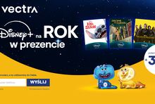 Materiały promujące Disney+ w ofercie Vectry