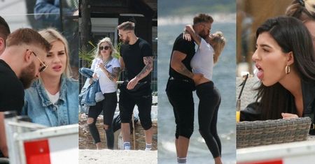 Ola z "Hotelu Paradise" MIGDALI SIĘ z Michałem na sopockiej plaży (ZDJĘCIA)