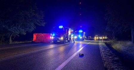 Przebiegała przez jezdnię. Uderzyło w nią audi