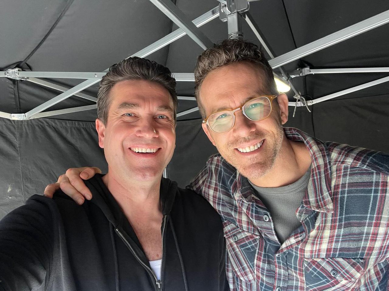 Marcin Dorociński i Ryan Reynolds.