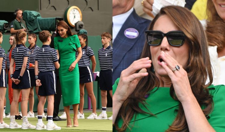 Księżna Kate zaliczyła wpadkę na Wimbledonie