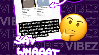 Apple wywaliło ze sklepu aplikację rosyjskiego banku. Rosjanie już sprzedają UŻYWANE iPhone'y z zainstalowaną APKĄ