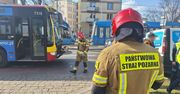 Wrocław: Kolizja autobusu MPK i samochodu dostawczego
