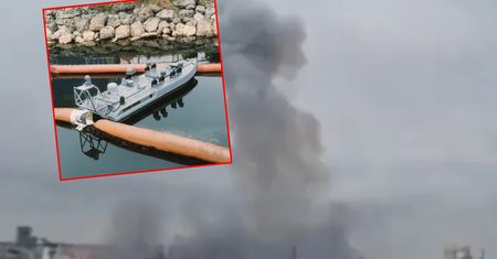 Dron morski eksplodował w pobliżu portu w Konstancy. Rosja oskarża Ukrainę