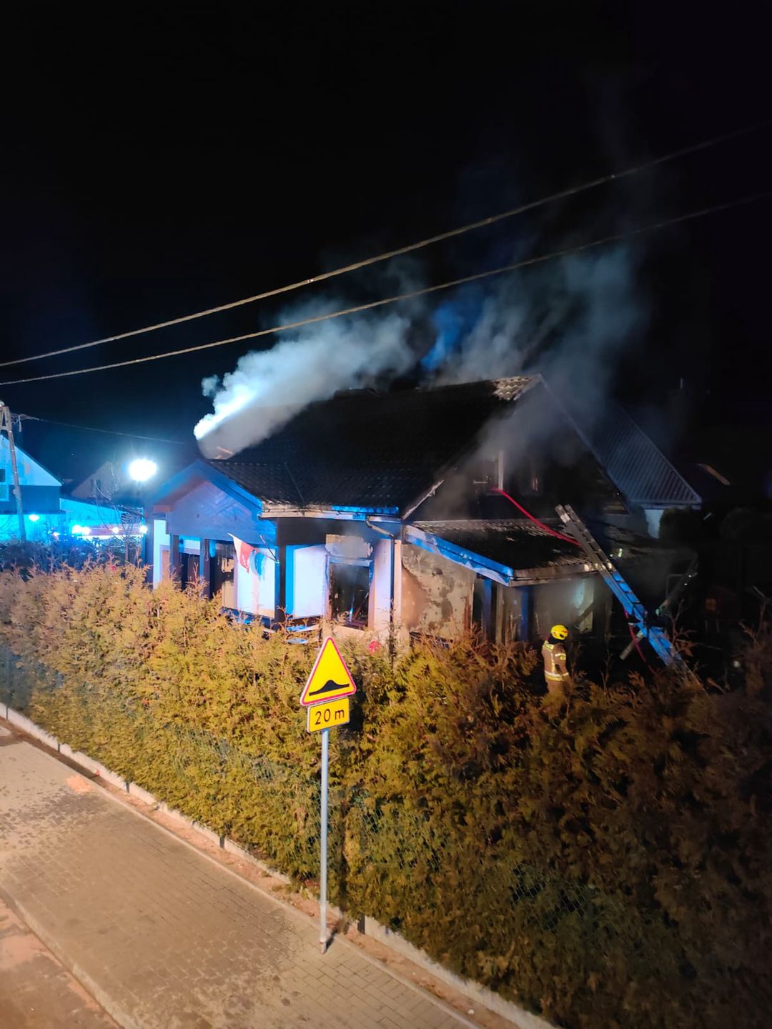 Pożar w Choroszczy