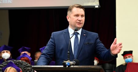 Tak powitali Czarnka w Szczecinie. Zaskakujący gest ministra edukacji