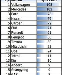 Sieć dealerska na koniec 2007 roku