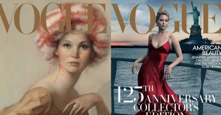 Jennifer Lawrence na CZTERECH okładkach wrześniowego "Vogue'a"