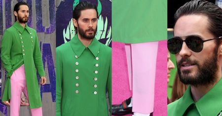 Jared Leto w różowych spodniach na różowym dywanie. Stylowy? (ZDJĘCIA)