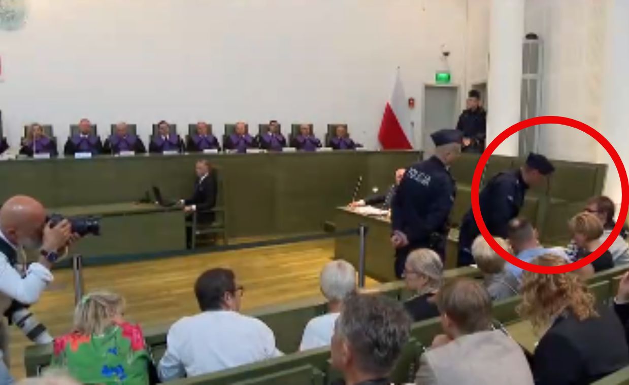Zakłócone posiedzenie Izby Sądu Najwyższego. Interweniowała policja