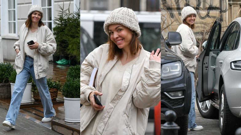 Rozanielona Anna Wendzikowska wybrała się do restauracji