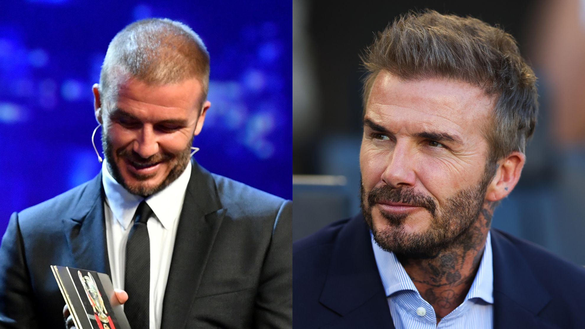 David Beckham "przed" i "po"