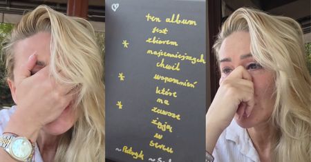 Zalana łzami Sylwia Peretti pokazała album, który dostała na urodziny. "To dowód, że serce drugiego człowieka potrafi podnieść to, które pękło"