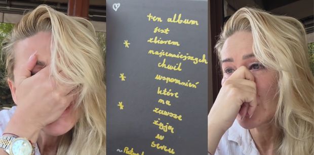 Zalana łzami Sylwia Peretti pokazała album, który dostała na urodziny. "To dowód, że serce drugiego człowieka potrafi podnieść to, które pękło"