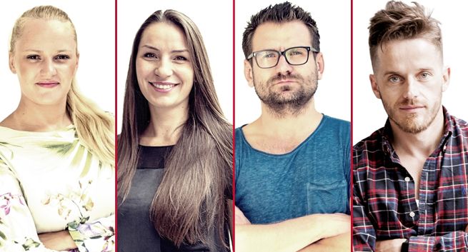 Małgorzata Lubelska, Agnieszka Suliborska, Krzysztof Migas i Oktawian Piechulek w Walk Events