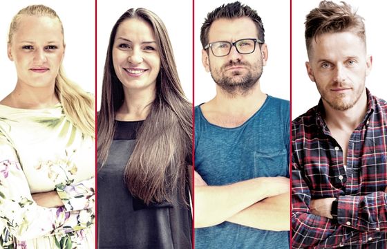 Małgorzata Lubelska, Agnieszka Suliborska, Krzysztof Migas i Oktawian Piechulek w Walk Events