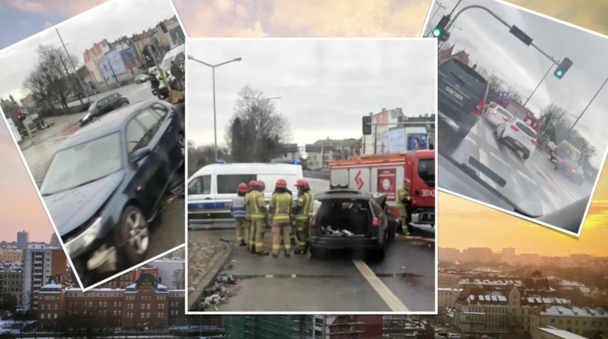 Rondo Śródka znów miejscem kolizji.