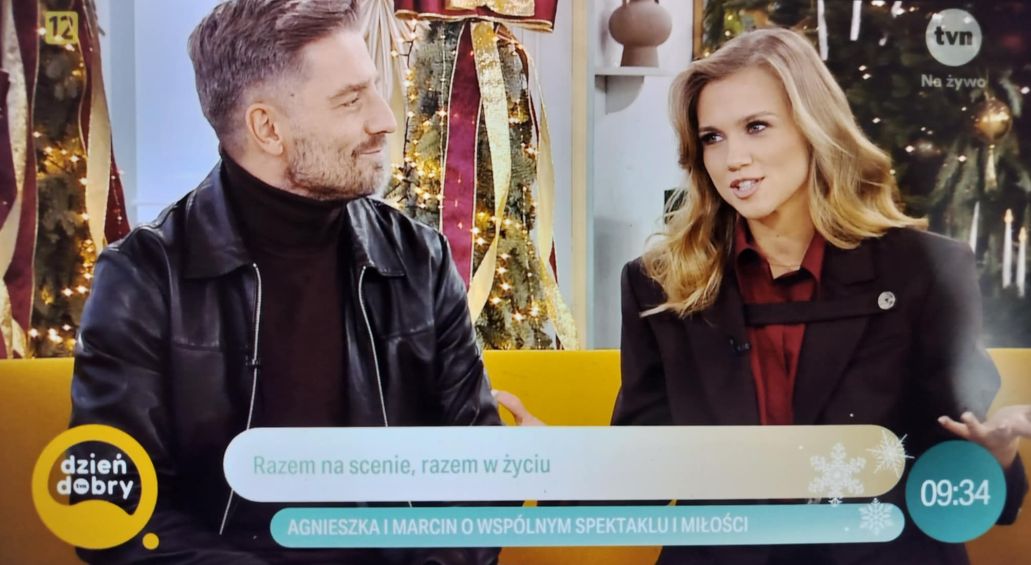 Marcin Rogacewicz i Agnieszka Kaczorowska w "Dzień Dobry TVN"