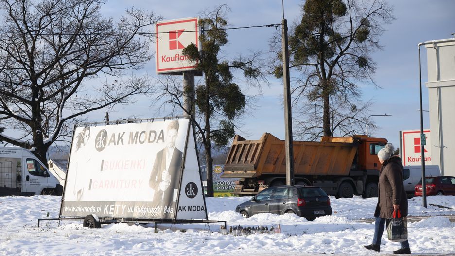 Miejsce odnalezienia 14 - latki  w Andrychowie