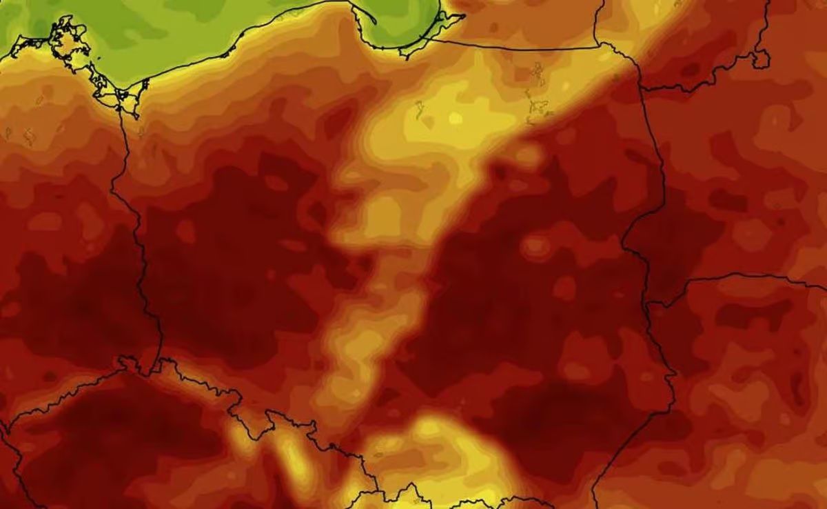Mapka ze strony fanipogody.pl. 