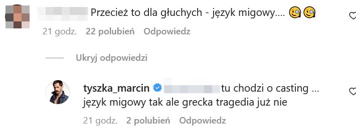 Marcin Tyszka ZDEGUSTOWANY ekspresją tłumaczki języka migowego w TVP: "KTO ROBIŁ CASTING"