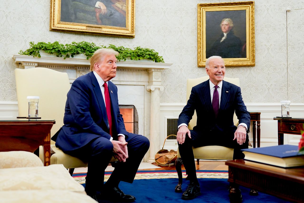 President Joe Biden and President-elect Donald Trump