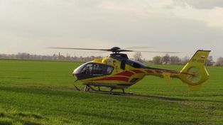 Łęg: Wypadek na hulajnodze w gminie Połaniec. Śmigłowiec przetransportował dziecko do szpitala w Kielcach