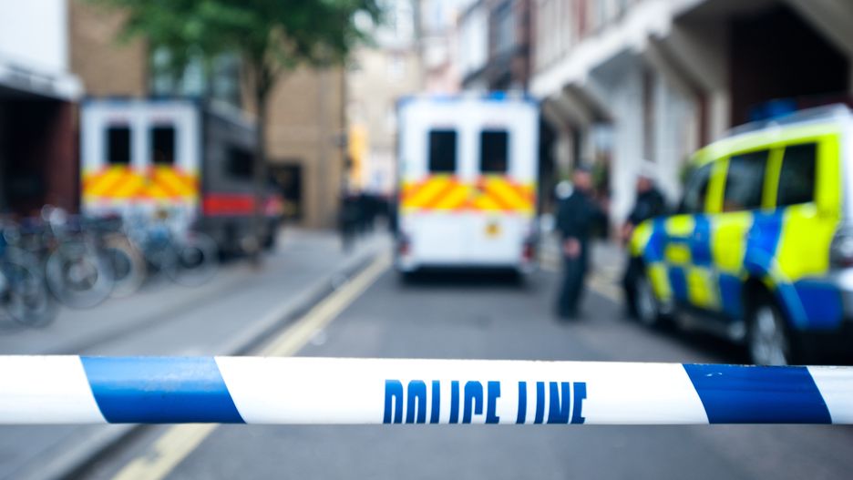 Safety police line tape on crime scene
Police officers and vans behind safety police line tape.
pcruciatti
Accident, Banner, Boundary, CSI: Crime Scene Investigation, Car, Cordon Tape, Crime, Crime Scene, Danger, Forensic Science, London - England, Police, Road, Safety, Security, Sign, Single Line, UK, Urban Scene, Van, Warning Sign, Warning Symbol, Yellow, police line