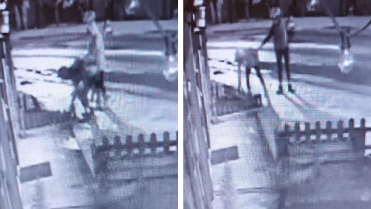 Para zdewastowała płotek przed restauracją w Zakopanem 