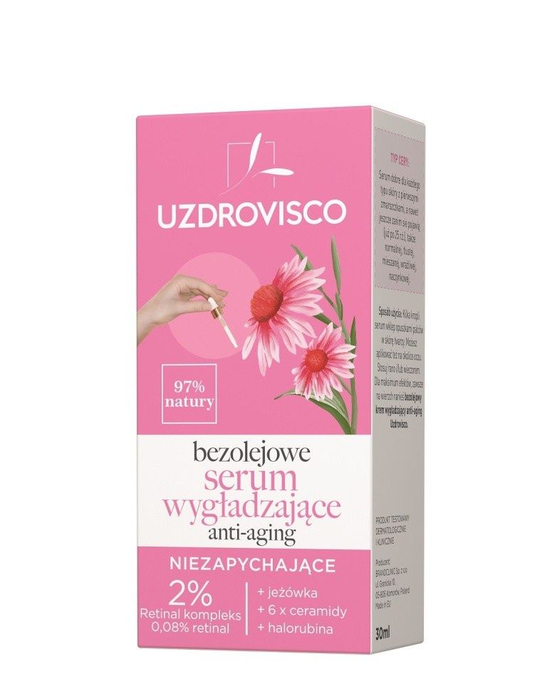 UZDROVISCO_30ml_Bezolejowe serum wygładzające anti-aging_59 zł