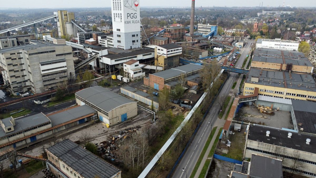 Ruch Bielszowice kopalni Ruda. Na 30 czerwca planowane jest zakończenie wydobycia w tym zakładzie