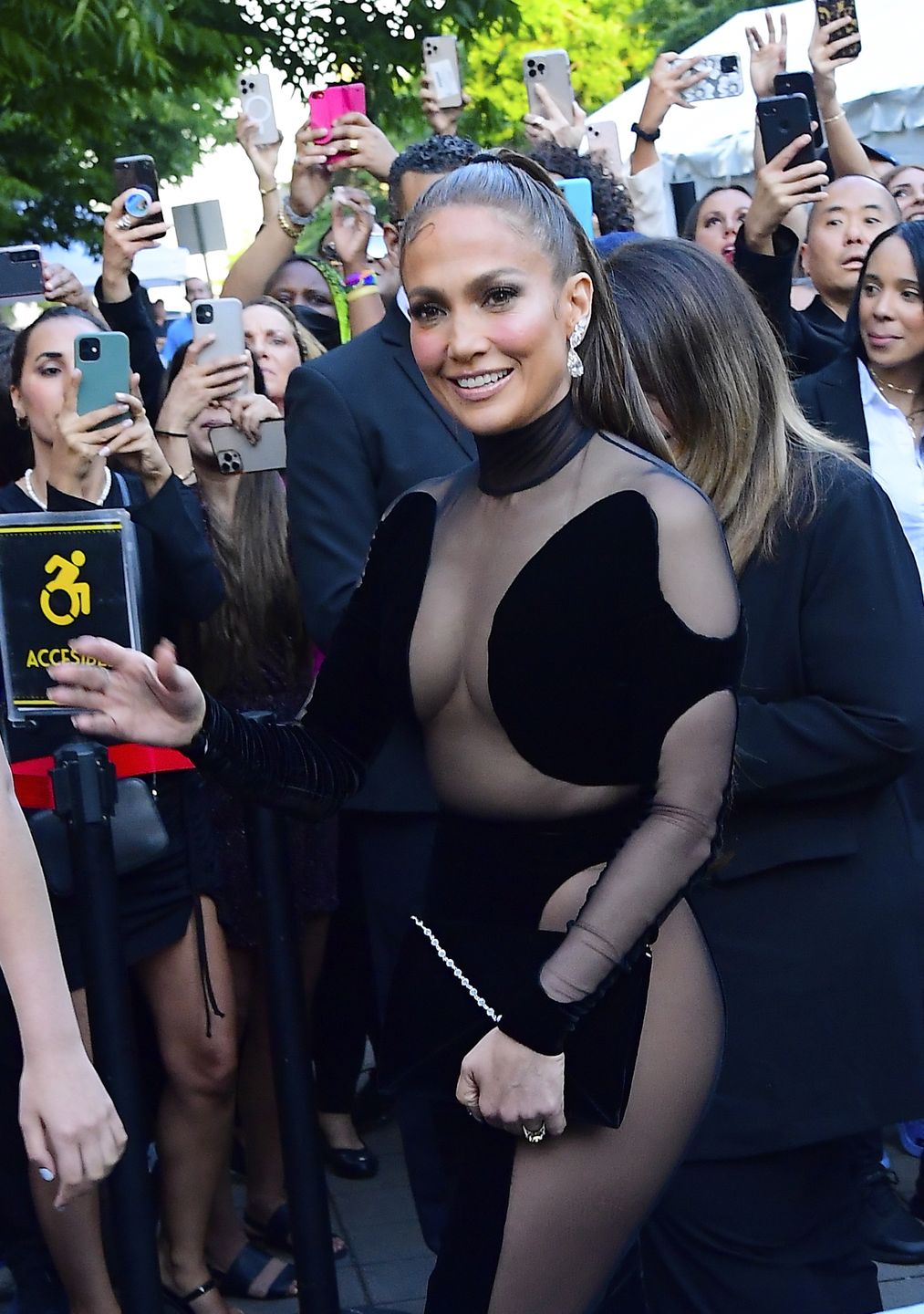 Jennifer Lopez na premierze dokumentu o sobie