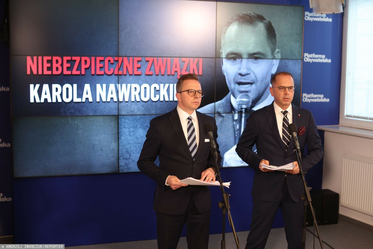 Dariusz Joński i Michał Szczerba na konferencji prasowej