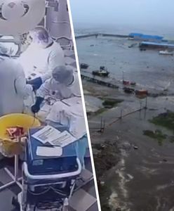 Stan wyjątkowy na Kamczatce. Tak uderzyły fale tsunami