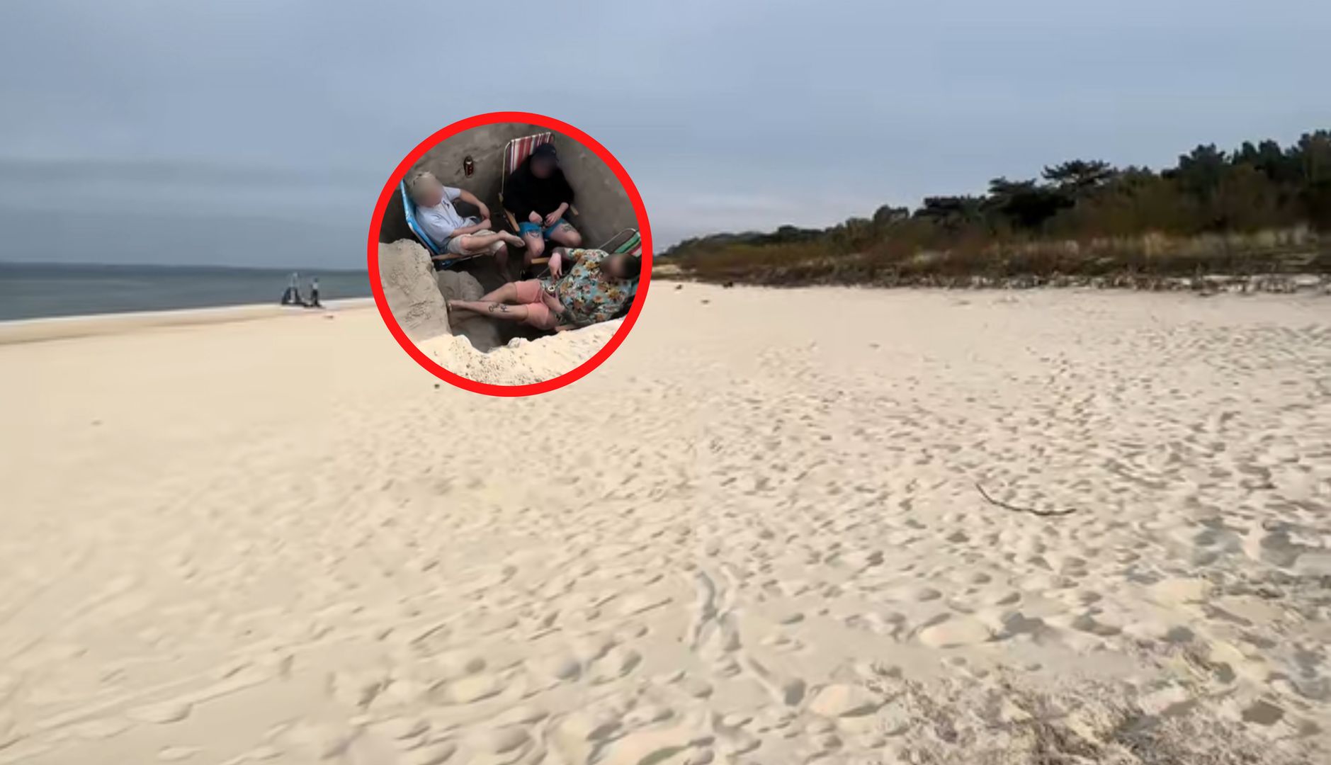 Ponad 1 mln wyświetleń. Ujęcie z plaży w Kołobrzegu