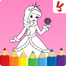 Kolorowanka dla dzieci: Księżniczki icon