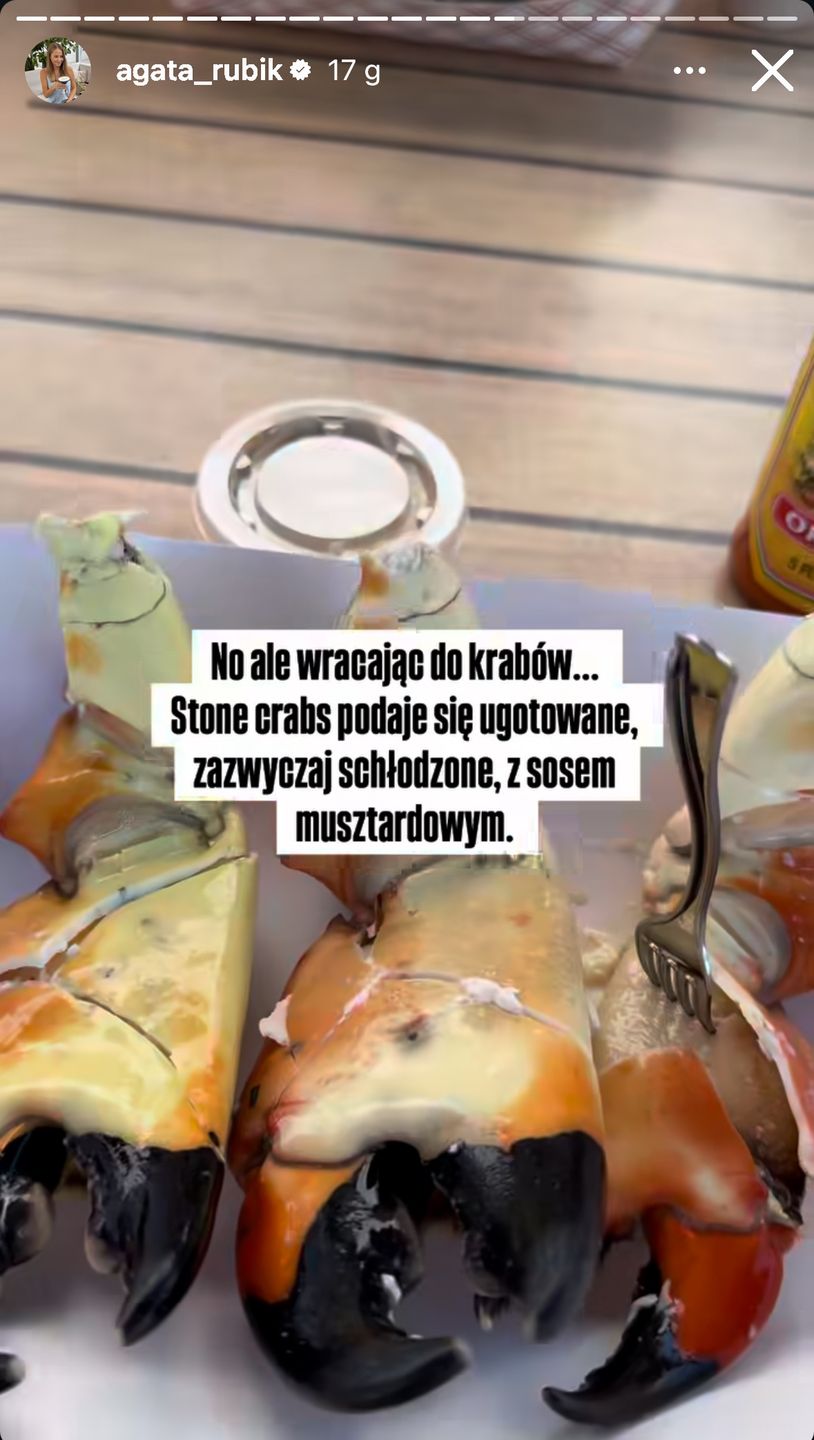 Agata Rubik zabrała rodziców na kraby