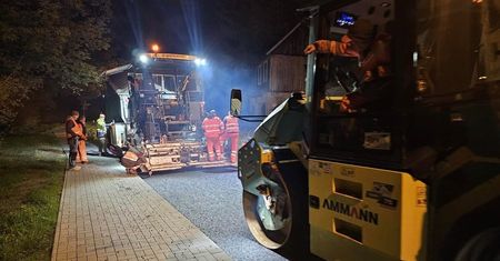 Asfaltują Janowską i Nadbystrzycką, zwężenia jezdni i ruch wahadłowy. Drogowcy przypominają o utrudnieniach