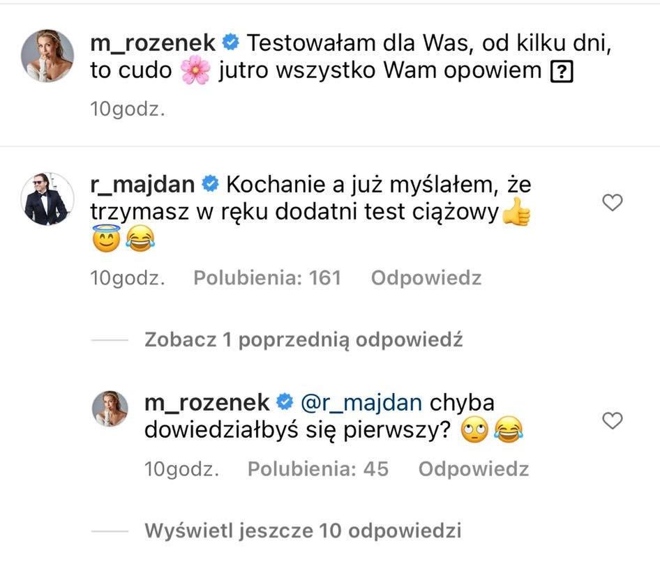 Posty Małgorzaty Rozenek