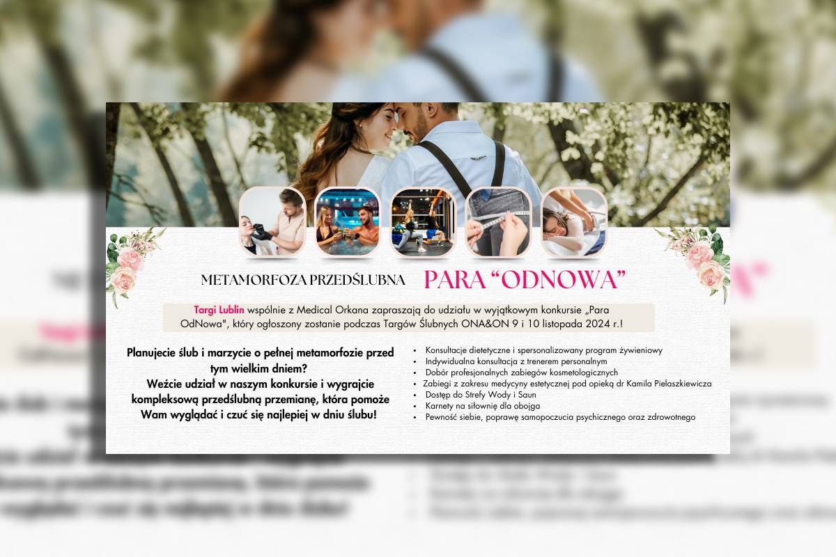 grafika Targi Ślubne ONA&ON 2024