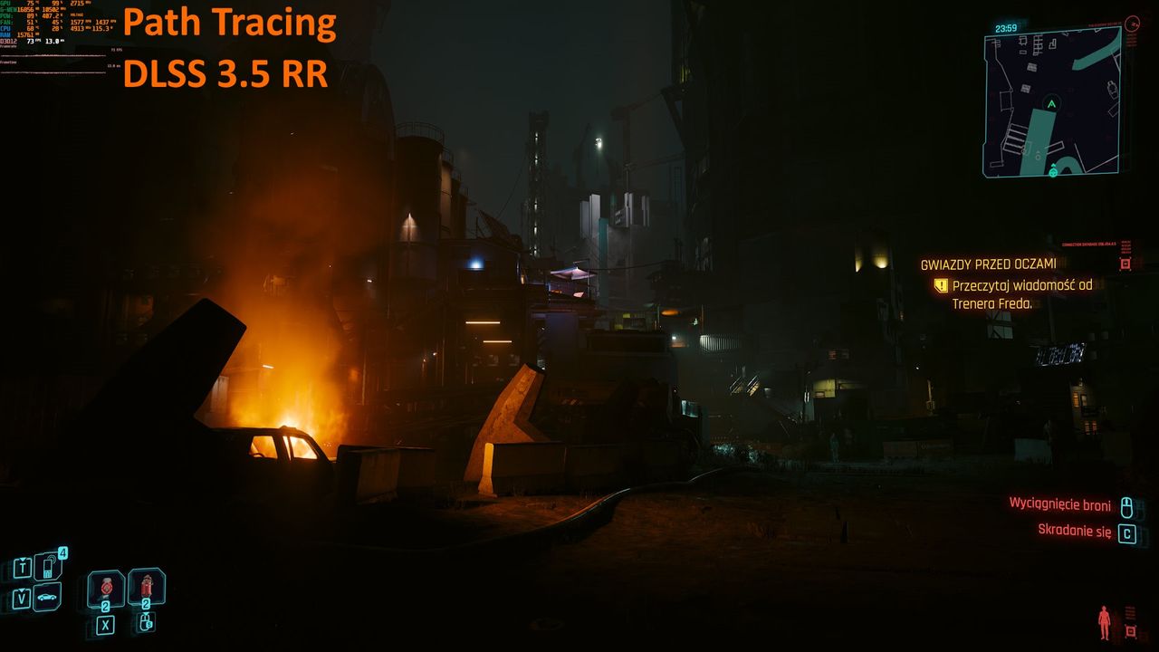 Cyberpunk 2077 2.0 - detale 2 Path Tracing DLSS RR