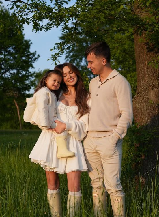 Wersow i Friz z córką 