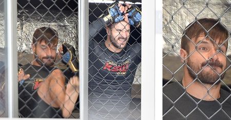 Spocony Stramowski na treningu MMA. Sexy?