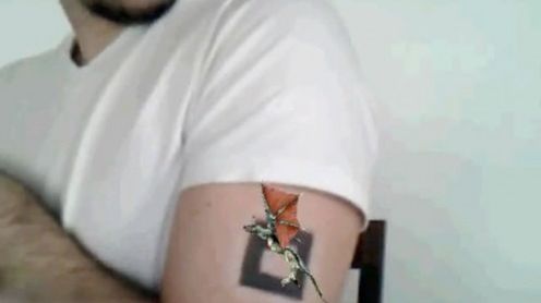 Tatuaż z rozszerzoną rzeczywistością (wideo) 1