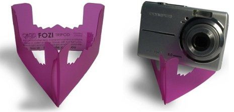 FOZI Tripod - podstawka pod mały aparat lub odtwarzacz wideo, którą zmieścisz w portfelu 1