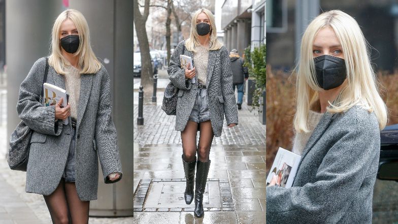 Agnieszka Woźniak-Starak w efektownej stylizacji