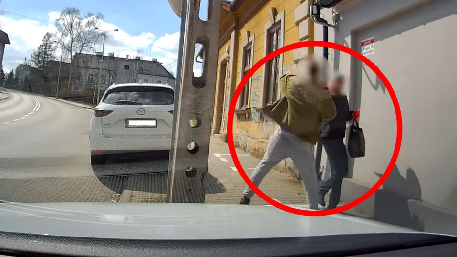 Nagranie z kamerki samochodowej