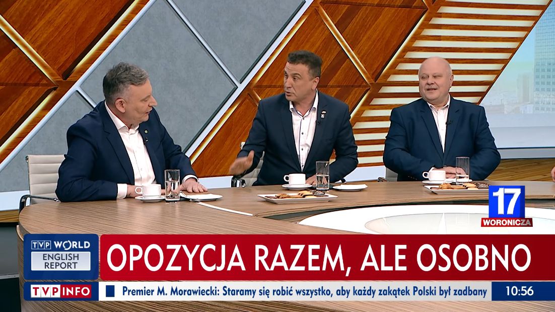 Emocje wzięły górę w studiu TVP Info 