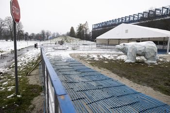 Kraków: Budują lodowisko w Parku Jordana. Kiedy pojeździmy na łyżwach?